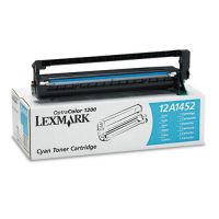 Toner original Lexmark 12A1452 cyan 6500 pages