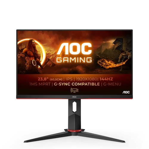 Écran reconditionné 24" AOC 24G2W1G5 1920x1080 HDMI/DP              B