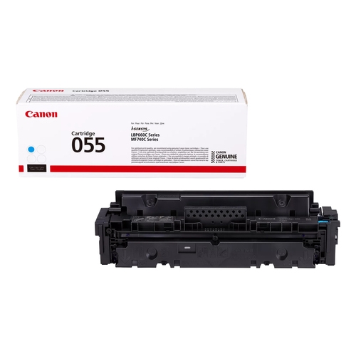 Toner original Canon 055 cyan 2100 pages