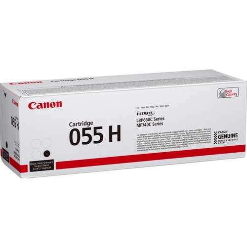 Toner original Canon 055H noir 7600 pages