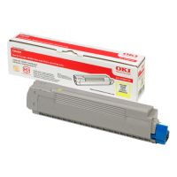 Toner original OKI 43487709 pour C8600/C8800 Jaune - 6 000 pages
