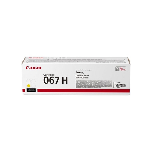 Toner original Canon 067 H jaune 2350 pages