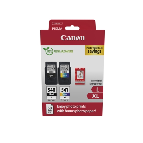 Pack de 2 cartouches Canon PG-540L/CL-541XL noir et couleur