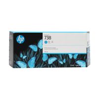 Cartouche originale HP 738 Cyan - 300 mL