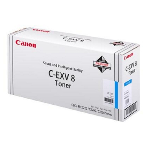 Toner original CANON C-EXV8 7628A002 Cyan - 25 000 pages