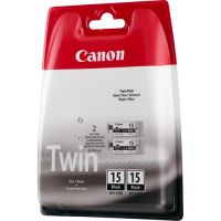 Pack de 2 Cartouches originales Canon BCI15 noire 5 ml