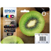 Pack de 5 Cartouches originales EPSON 202 XL "Kiwi"
