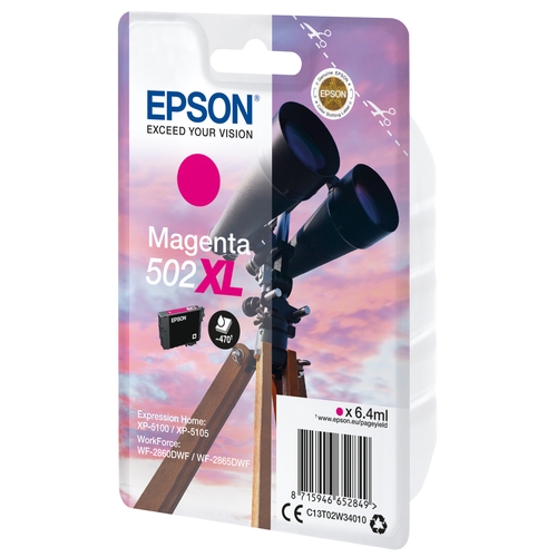 "Cartouche originale Epson 502 XL ""Jumelles"" magenta 6,4 ml"