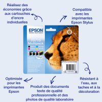 Cartouche originale EPSON T0713 "Guépard" Magenta - 5,5 mL