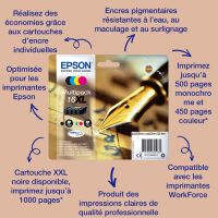 Cartouche originale EPSON 16XL "Stylo à plume" Jaune - 7 mL