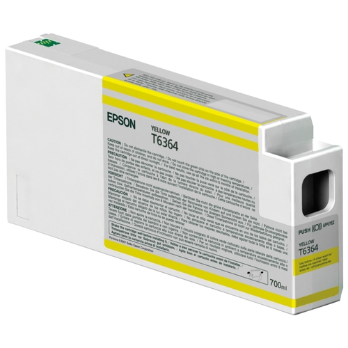 Cartouche originale Epson T6364 jaune 700 ml