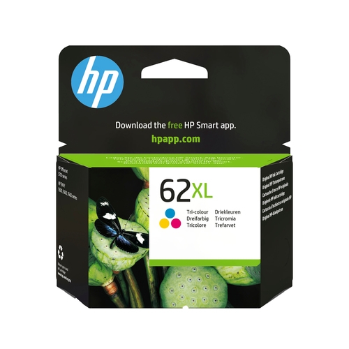 Cartouche originale Hp 62 XL couleurs 11.5 ml