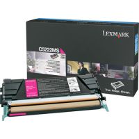 Toner original LEXMARK C5222MS Magenta - 3 000 pages