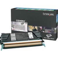 Toner original LEXMARK C5240KH Noir - 8 000 pages