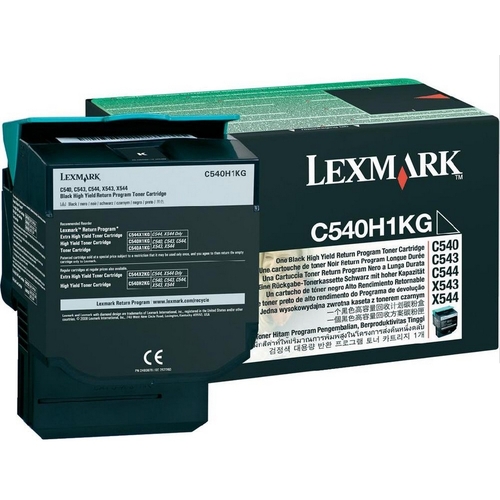 Toner original LEXMARK C540H1KG Noir - 2 500 pages