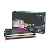 Toner original LEXMARK C734A1MG Magenta - 6 000 pages