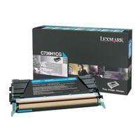 Toner original LEXMARK C736H1CG Cyan - 10 000 pages