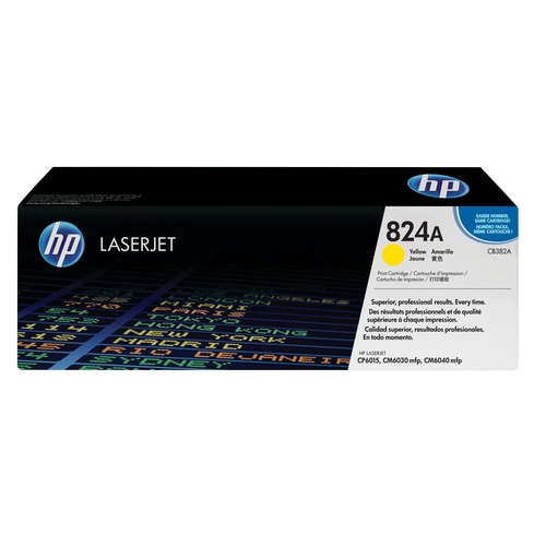 Toner original HP 824A Jaune - 21 000 pages