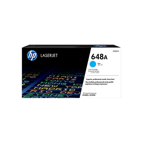 Toner original Hp 648A cyan 11000 pages