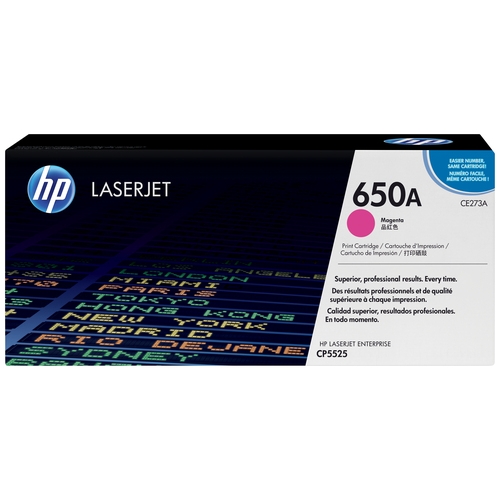 Toner original Hp 650A magenta 15000 pages