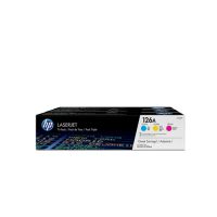 Pack de 3 Toners originaaux Hp 126A couleurs 1000 pages