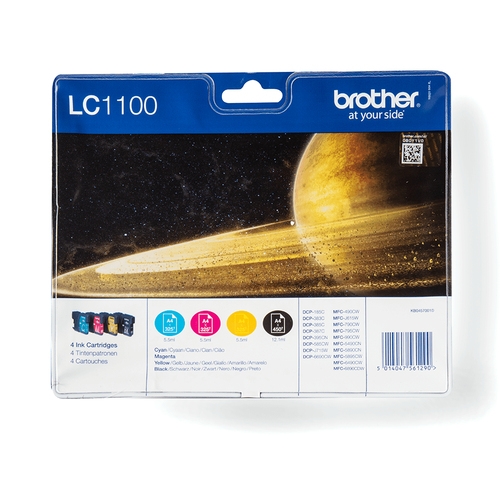 Pack de 4 Cartouches originales Brother LC1100