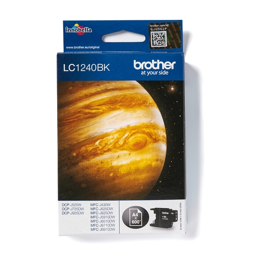 Cartouche originale BROTHER LC1240 Noir - 16 mL