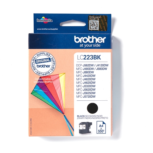 Cartouche originale BROTHER LC223 Noir - 11 mL