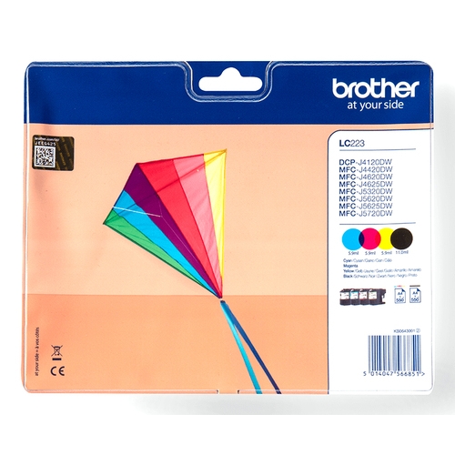 Pack de 4 Cartouches originales Brother LC223