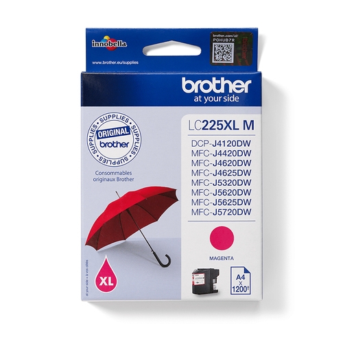 Cartouche originale Brother LC225 XL magenta 11 ml