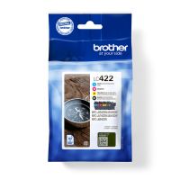 Pack de 4 cartouches originales Brother noire et couleur
