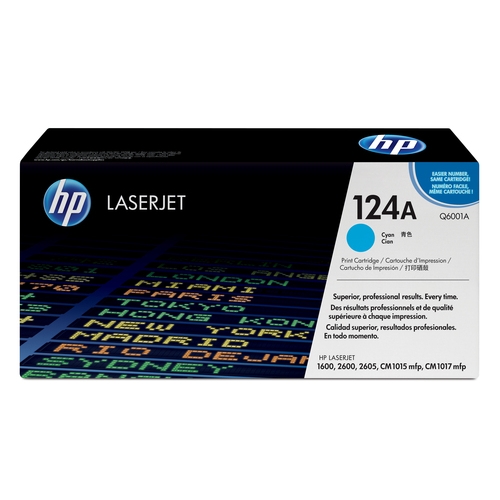 Toner original HP 124A Cyan - 2 000 pages