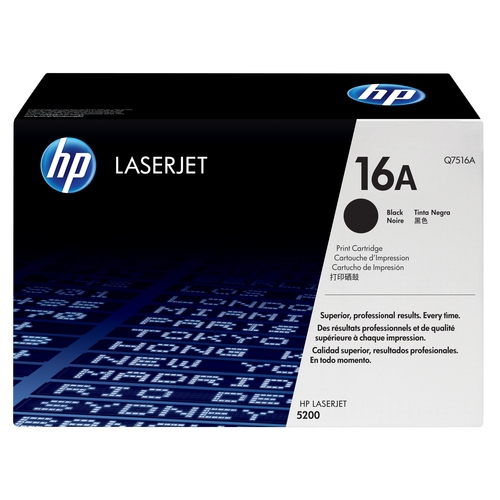 Toner original Hp 16A noir 12000 pages