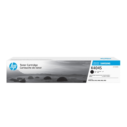 Toner original Samsung CLTK404S noir 1500 pages