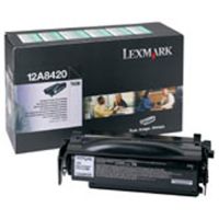 Toner original Lexmark 12A8420 noir 6000 pages