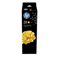 Bouteille d’encre originale HP 31 jaune 70 ml