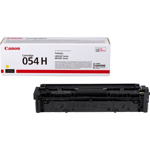 Toner original Canon 054H jaune 2300 pages