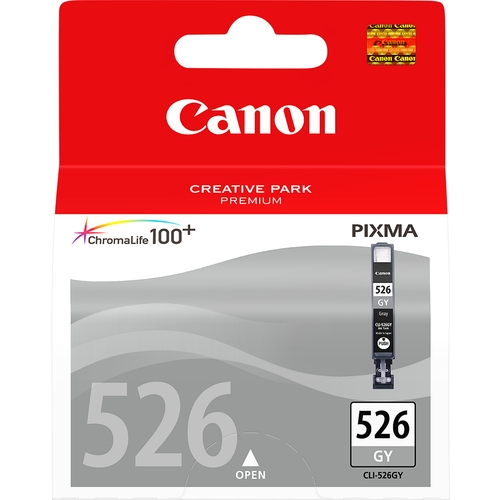 Cartouche originale Canon CLI526 Grise 9 ml