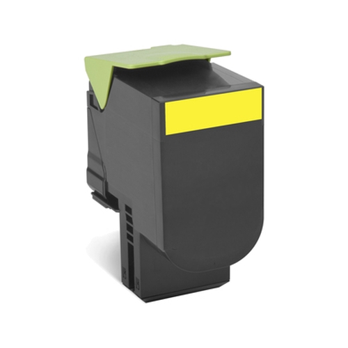 Toner original LEXMARK 70C2HYO Jaune - 3 000 pages