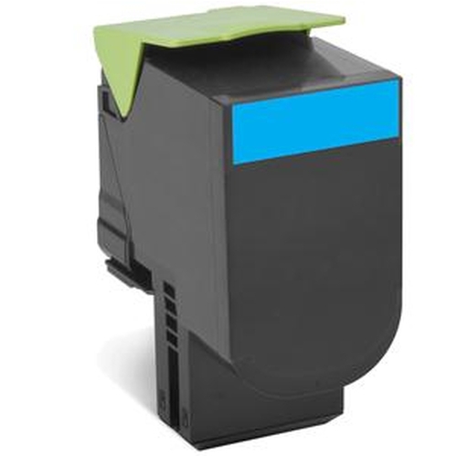 Toner original Lexmark 80C2HC0 cyan 3000 pages