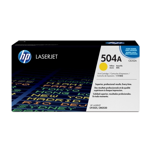 Toner original Hp 504A jaune 7000 pages