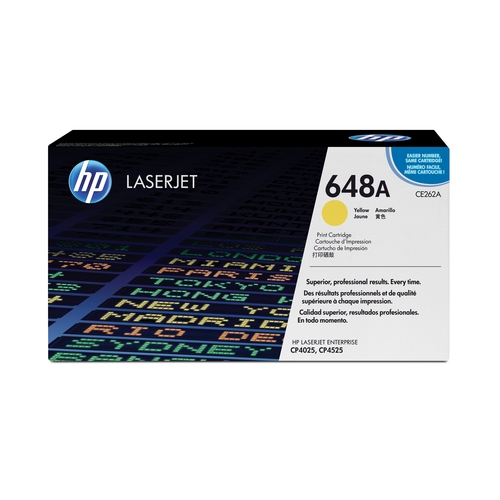 Toner original Hp 648A jaune 11000 pages