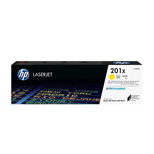 Toner original Hp 201X jaune 2300 pages