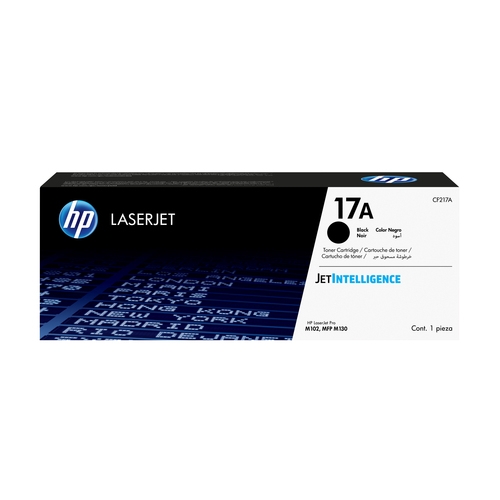 Toner original Hp 17A noir 1600 pages