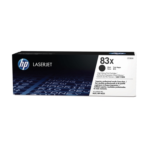 Toner original Hp 83X noir 2200 pages