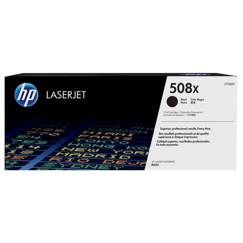 Toner original Hp 508X noir 12500 pages