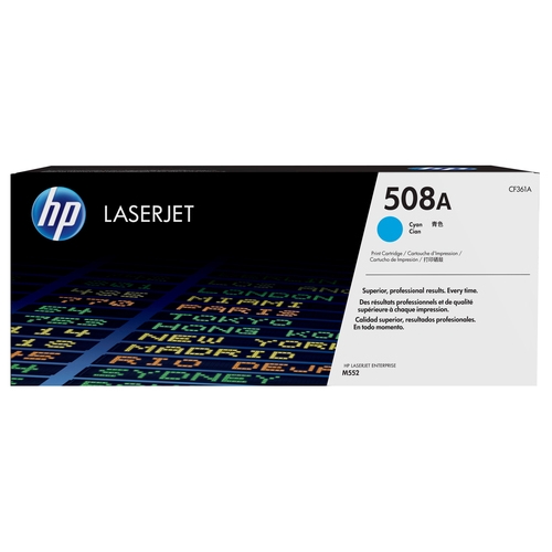 Toner original Hp 508A cyan 5000 pages