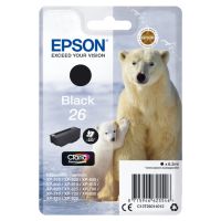 """Cartouche originale Epson 26 """"Ours polaire"""" noire 6 ml"""