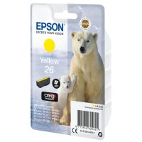 """Cartouche originale Epson 26 """"Ours polaire"""" jaune 4 ml"""