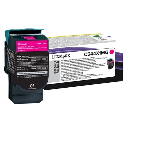 Toner original Lexmark C544X1MG magenta 4000 pages
